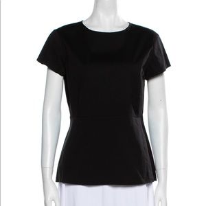 Theory Zipper Back Black Top